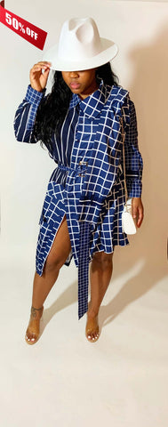 “Checkers Vs. Chess” Dress