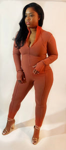 "Cinnamon Spread" Jumpsuit